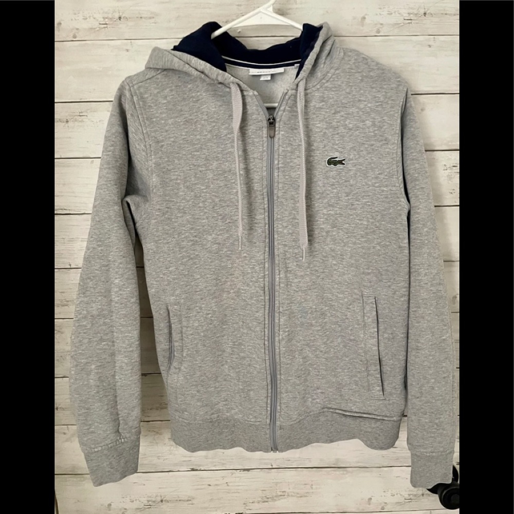 •LACOSTE Sport zippered hoodie Size small